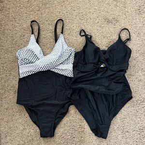 Cupshe Black One-Piece Swimsuit